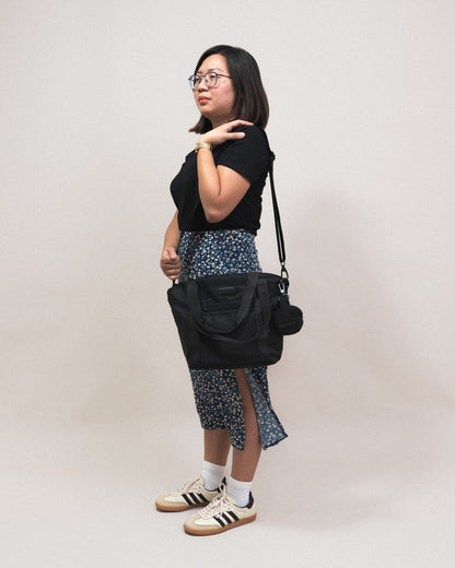 GRACIA TOTE BAG IN BLACK