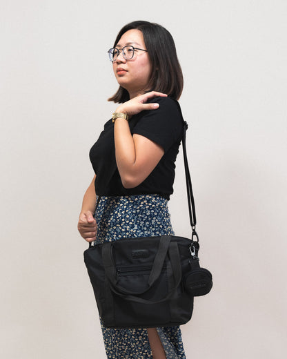 GRACIA TOTE BAG IN BLACK