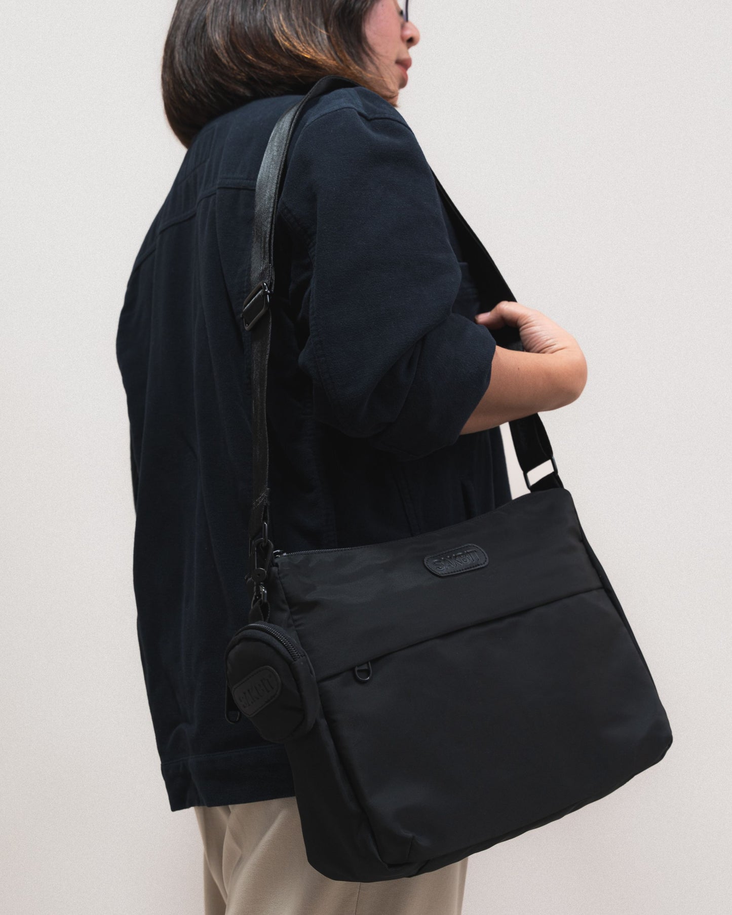 TOMAS CROSSBODY BAG IN BLACK