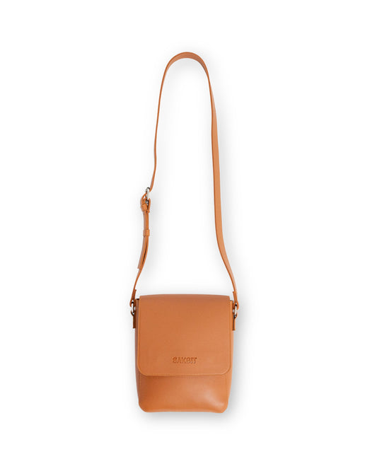 DEALER'S CROSSBODY BAG IN TAN