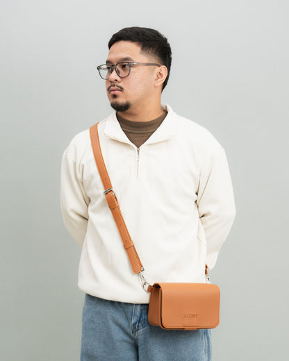 STELLA CROSSBODY BAG IN TAN