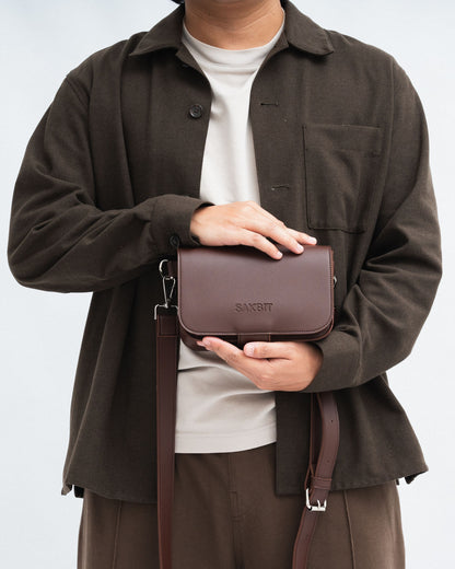 STELLA CROSSBODY BAG IN CINNAMON