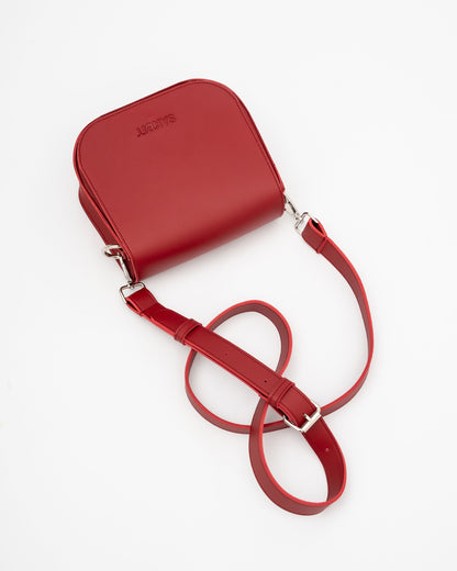 BRIANNA CROSSBODY BAG IN CRIMSON