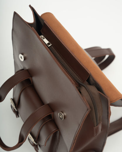 BREI SNAP BACKPACK IN CINNAMON