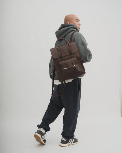 BREI SNAP BACKPACK IN CINNAMON