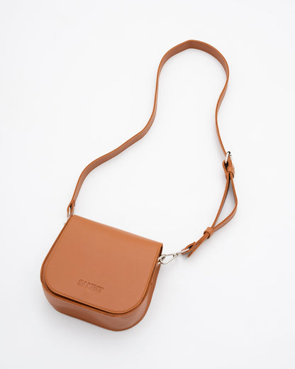 BRIANNA CROSSBODY BAG IN TAN