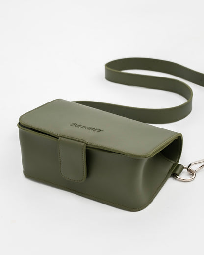 STELLA CROSSBODY BAG IN ARMY GREEN