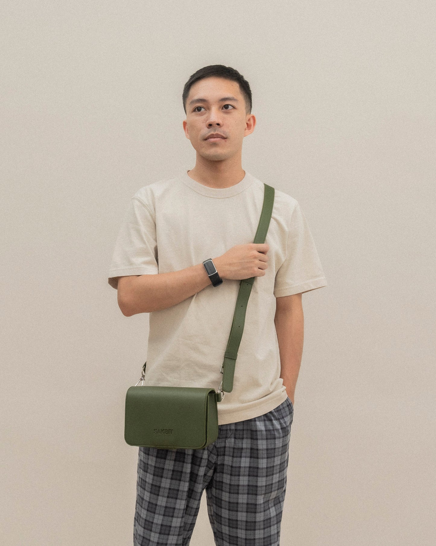 STELLA CROSSBODY BAG IN ARMY GREEN