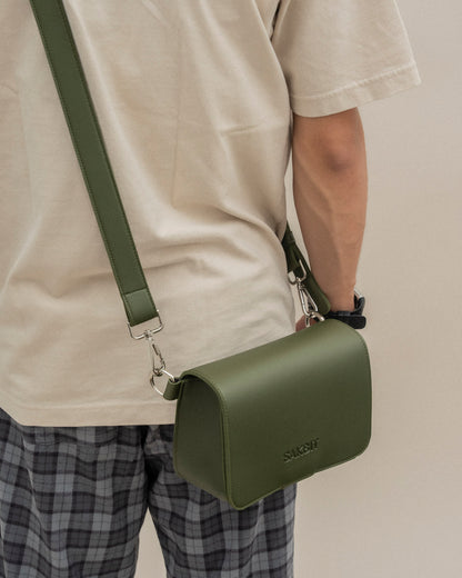 STELLA CROSSBODY BAG IN ARMY GREEN