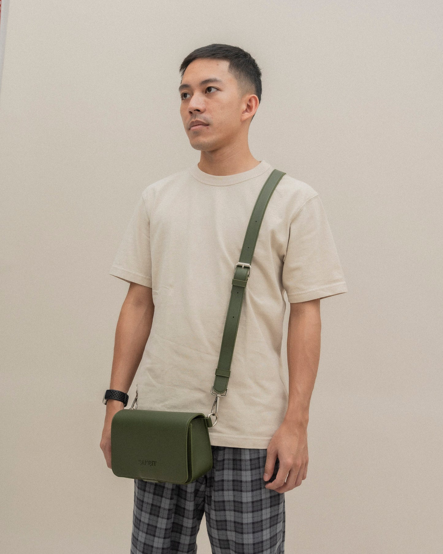 STELLA CROSSBODY BAG IN ARMY GREEN